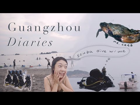 scuba diving in china vlog✨🌊guangzhou diaries