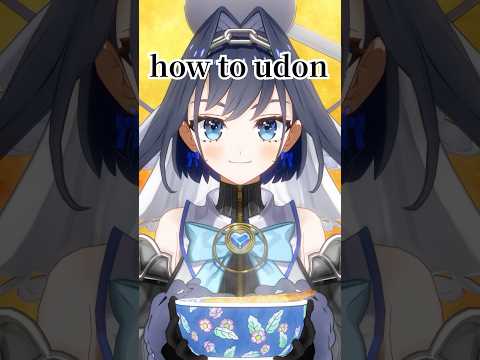 how to UDON #ホロライブ #hololive #hololiveen #オーロ・クロニー #ourokronii