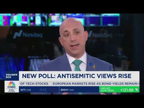 ADL CEO on CNBC: Global 100 Survey found 2.2B held antisemitic attitudes