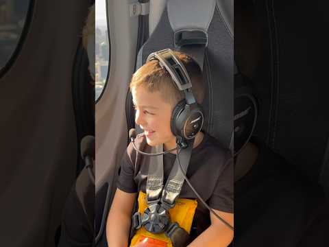 HELICOPTER For KIDS! 🚁 Oliver and Lucas’ Helicopter Ride #shorts #helicopter #oliverandlucas