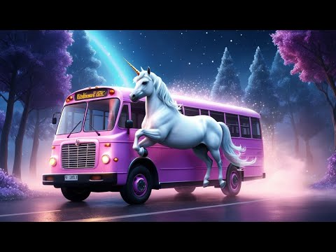 The Unicorns on the Bus | Fun Nursery Rhyme for Kids | Sing-Along Song