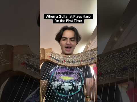 When a Guitarist Plays Harp for the First Time 🥳