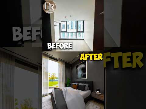 Before & After: Dark Contemporary Bedroom—Sleek, Functional, and Cozy!