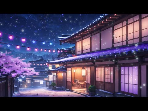 snowing in kyoto ☃️  lofi hip-hop mix [chill music for sleep/work/study]