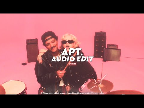 apt. (tiktok version) || rosé & bruno mars [ edit audio ]