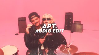 apt. (tiktok version) || rosé & bruno mars [ edit audio ]