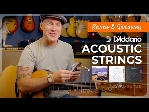 Coated or Plain Acoustic Strings? D'Addario XT, XS and Phosphor Bronze!