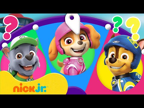 PAW Patrol Rescue Wheels Spin the Wheel #3 w/ Chase & Rocky! | Games For Kids | Nick Jr.