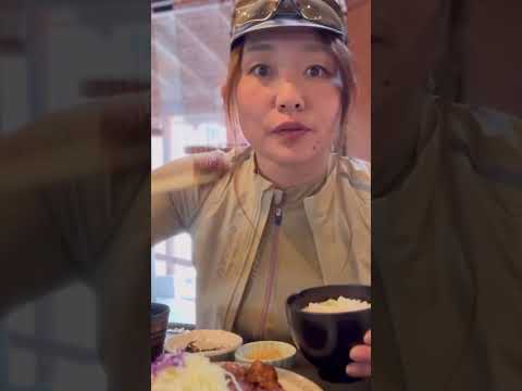 ロードバイクに乗ってトンテキを食べに行ってきた！三重県桑名市の赤茄子家#ロードバイク女子 #サイクリング #shorts