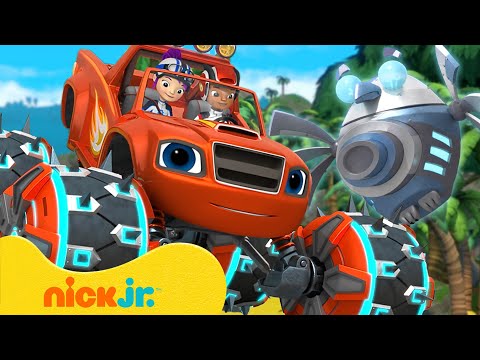 Blaze and the Monster Machines Use POWER WHEELS! 🛞 Full Scene | Nick Jr.