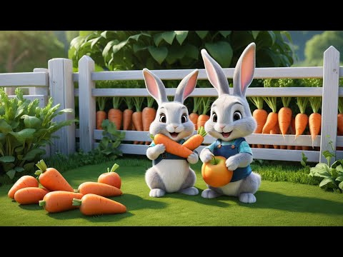 Five Little Bunnies Jumping on the Ground | Fun Nursery Rhyme for Kids | Sing-Along Song