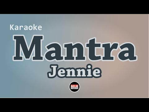 JENNIE - Mantra (Karaoke with Lyrics)