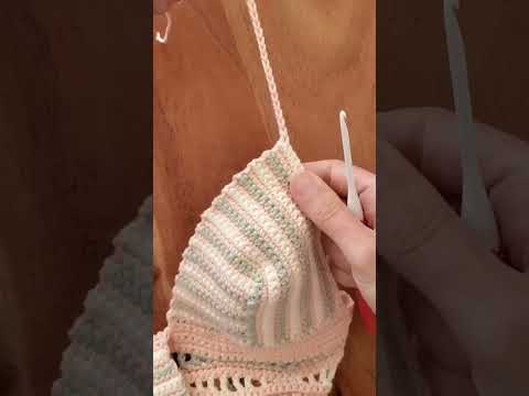 my favorite way to add a strap to a crochet top 😊