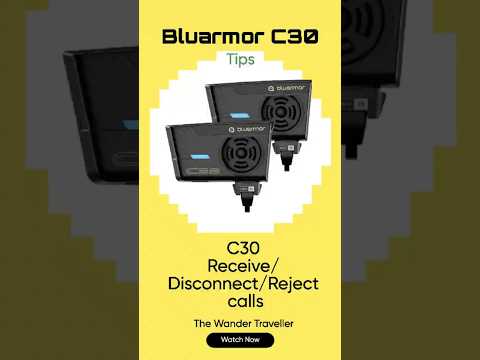 📞 Control Calls Easily with BluArmor C30! 🏍️🎧 #Shorts