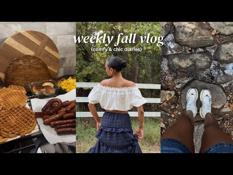 An October Vlog 🍁🪵: countryside hiking, shopping, family , romanticizing small town life, cozy fall