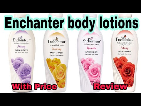 Enchanteur Body Lotions | Best Body Lotions with Romantic Smell |Top Smelling Body Lotions | Be Glam