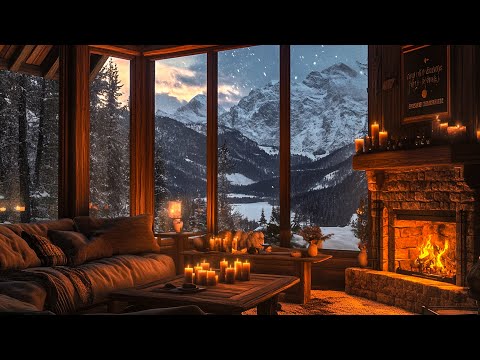 Cozy Reading Nook Ambience with Smooth Jazz and Fireplace Crackling Sounds for Ultimate Relaxation