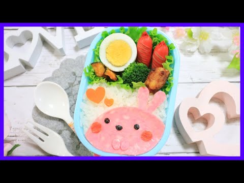 お月見 うさぎちゃん 弁当 【 キャラ弁 / 十五夜 】How to make Japanese Bento of rabbit