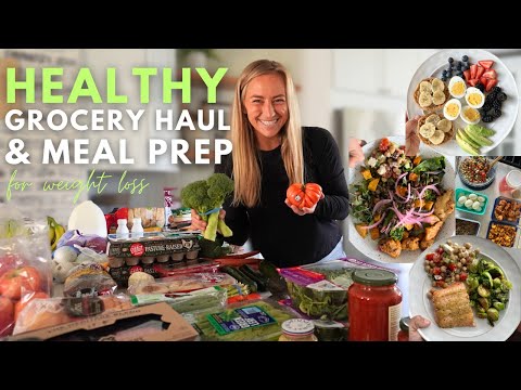 HUGE Grocery Haul + Simple Meal Prep for Weight Loss