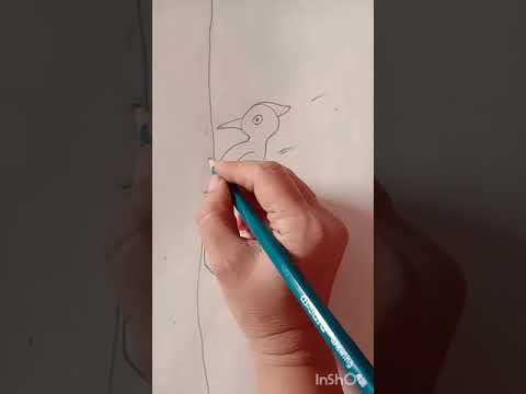 |How to draw woodpecker bird| #howtodrawwoodpecker #easywoodpeckerdrawing #easybirddrawing #birddraw