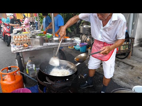 Various skills! 70 Years of History Penang Noodles - Malaysian Street Food