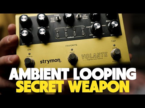 My favorite looper pedal is a tape echo. [Strymon Volante sound-on-sound]