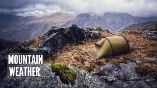 Solo Camping in the Mountains with Rain and Winds | Hilleberg Nammatj 2 Storm Camp