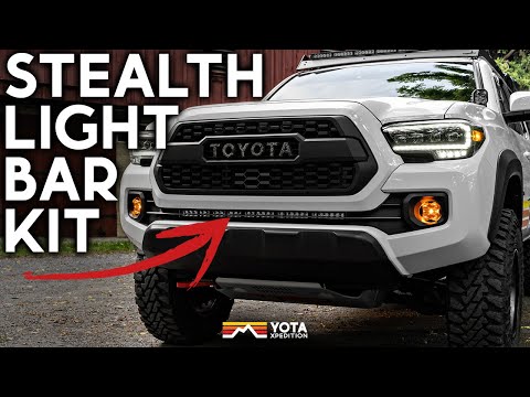 All The Light But None Of The Light Bar | 2016-2023 Tacoma Diode Dynamics Stealth Light Bar Install