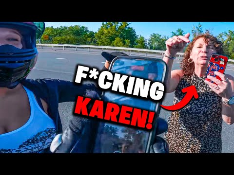 WHEN BIKERS FIGHT BACK | Crazy Motorcycle Moments 2025