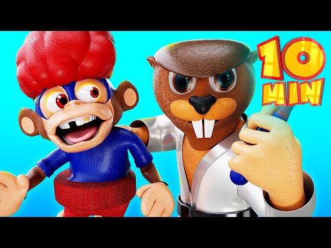 Trrr-Ra-Ta-Ta with Hippo, Loko & Monkey! + MORE D Billions Kids Songs