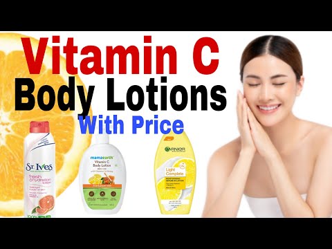 Dermatologist recommended Vitamin C Body Lotions| Best Body Lotions for Brown Skin(Vitamin C Creams)