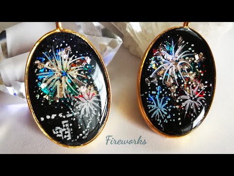 レジン🎇夏だ！煌めく打ち上げ花火ペンダント✨resin/accessory/ Fireworks🎇イメージby山口県周南市STAY HOME花火2020🎇