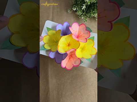 easy and beautiful greeting card  making tutorial #shorts