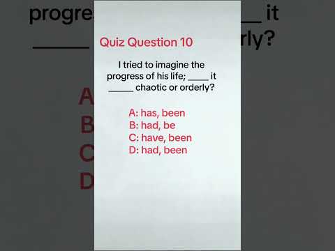 Quiz Question 10 #englishgrammar #englishquizchannel #grammarbasic