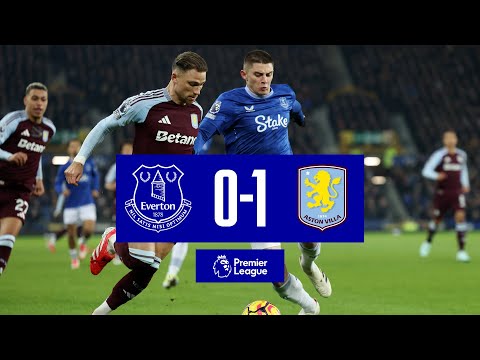 EVERTON 0-1 ASTON VILLA | Premier League highlights