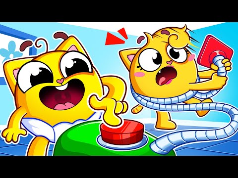 Stop! Don’t Touch the Button! 😯 ❌ Funny Kids Songs🐱🐨🐰🦁 And Nursery Rhymes by Baby Zoo