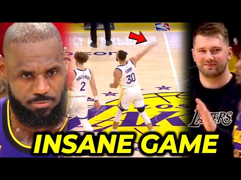 CRAZY ENDING! HISTORY ni LeBron,  may pa-SUNTOK pa si Curry sa harap ni Luka!