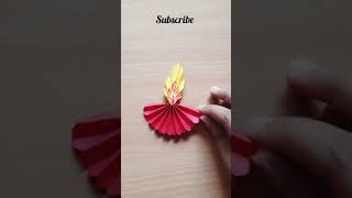 paper diya tutorial | diwali decoration | paper craft