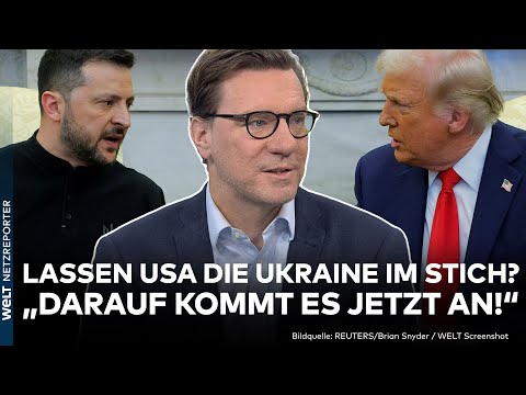 USA: Steht Europa und Ukraine alleine da? Streit von Trump und Selensky könnte Folgen haben