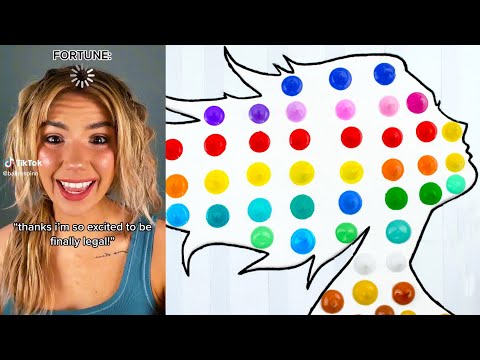 *1 Hour*🎨 Text To Speech 🎨 ASMR Satisfying Art || @Bailey Spinn || POVs Tiktok Compilations 2025