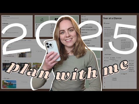 2025 Yearly Goal Setting & Plan with me in Notion