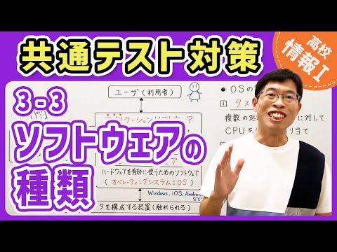 【情報I演習】3-3 ソフトウェアの種類｜情報1共通テスト対策講座