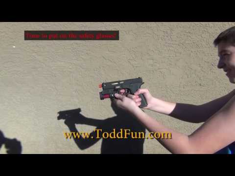 Test Fire an Airsoft Shotgun Shell Launcher