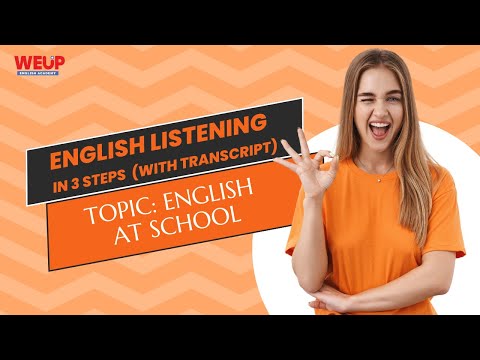 Daily English Listening Practice - Topic: English At School