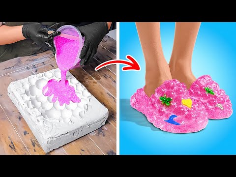 DIY SHOES ACCESSORIES YOU CAN MAKE 💖👠 FEET HACKS