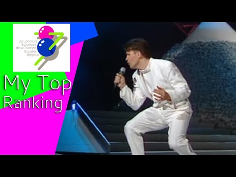 Eurovision Song Contest 1987 My Top Ranking of 22 Songs