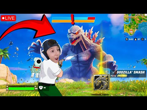 LIVE! -  NEW GODZILLA FORTNITE UPDATE! (NEW)