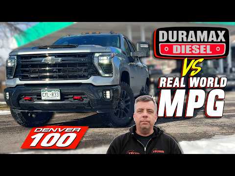 Is the 2025 Chevy Silverado HD Duramax the Most EFFICIENT Diesel HD Truck? | Denver 100 MPG Loop