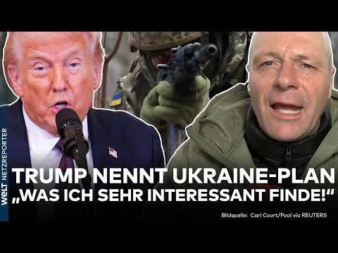 UKRAINE-KRIEG: Trump stellt Plan gegen Russland vor! USA wollen anderen Weg bei Garantien gehen