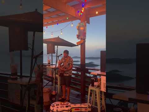 @anthonymichaelmusic at The Windmill Bar on St. John - performing his new song “Mental State”